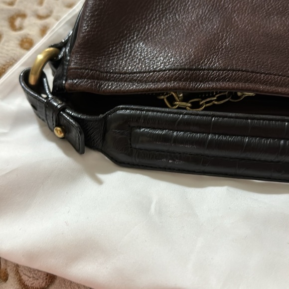 Brahmin EUC Kathleen leather and calf hair hobo bag - Picture 9 of 16